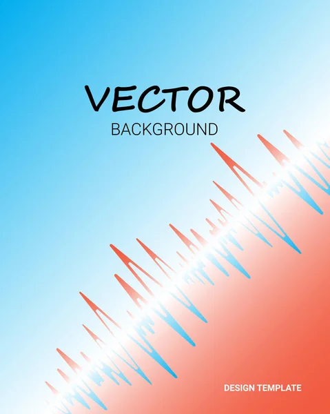 Lettore di onde musicali. Elemento grafico colorato dello spettro — Vettoriale Stock