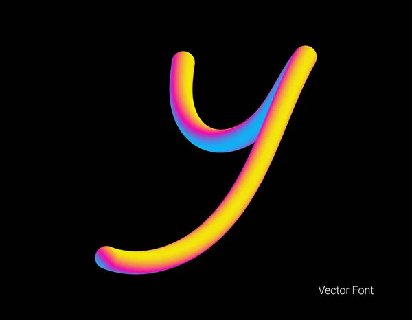 Lettre vectorielle. Abstract Letter Blend Line. Logo symbole — Image vectorielle