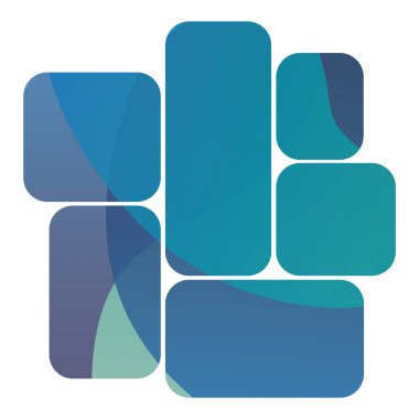 Soyut degrade şekli arka plan bulanık. Renkli düzgün afiş şablon