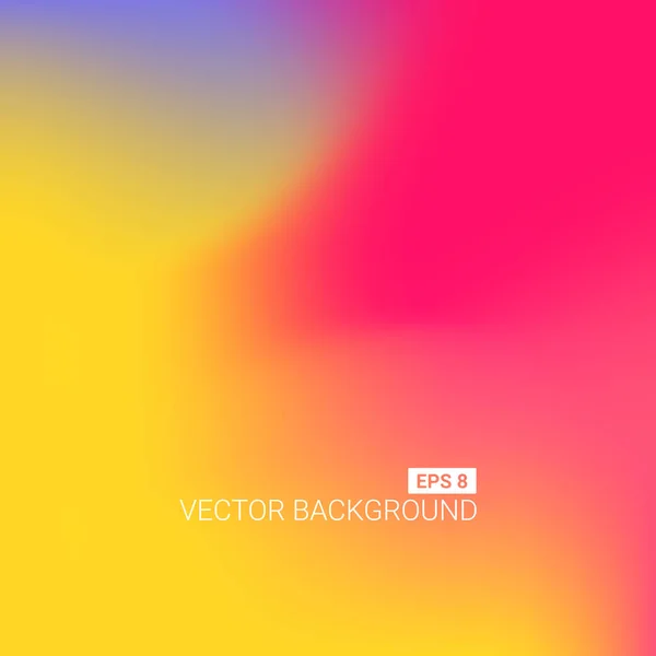 Abstract blurred gradient mesh background. Colorful smooth banner template — Stock Vector