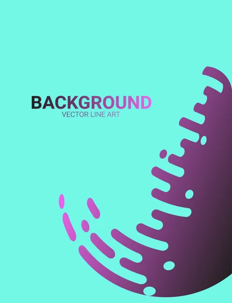 Abstract background with color rounded shapes. Vector illustration — Stock Vector