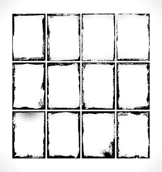 Grunge çerçeve koleksiyonu