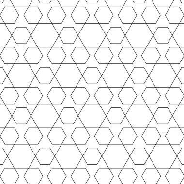 Monokrom tasarımlı modern stil dokusu. Kusursuz desen