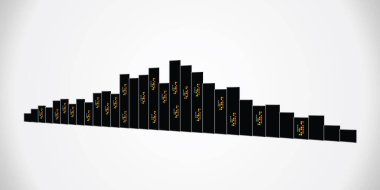 Şehirlerin silueti. Tasarım arka planı