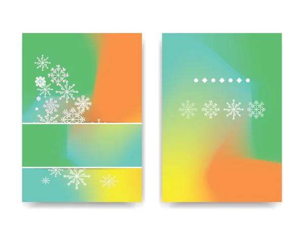 Zimní pozadí design bílé sněhové vločky s kopií prostor — Stock fotografie