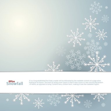 Karlı, donmuş tebrik kartı. Kış Vektörü İllüstrasyonu