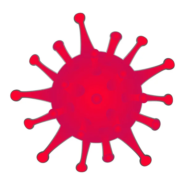 Covid-19 Coronavirus Konzept Beschriftung Typografie Design Logo. Krankheitserregende Influenza-Viruszellen der Atemwege. Gefährliches Virus — Stockfoto