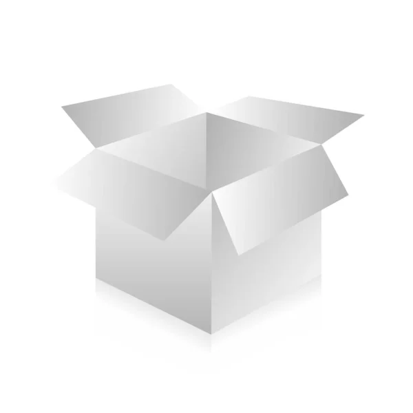 Open Box Element Versandgegenstand Aufbewahren Jpeg Illustration — Stockfoto