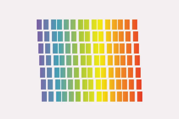 Leitor Música Pulso Arco Íris Logotipo Onda Colorido Áudio Elemento — Fotografia de Stock
