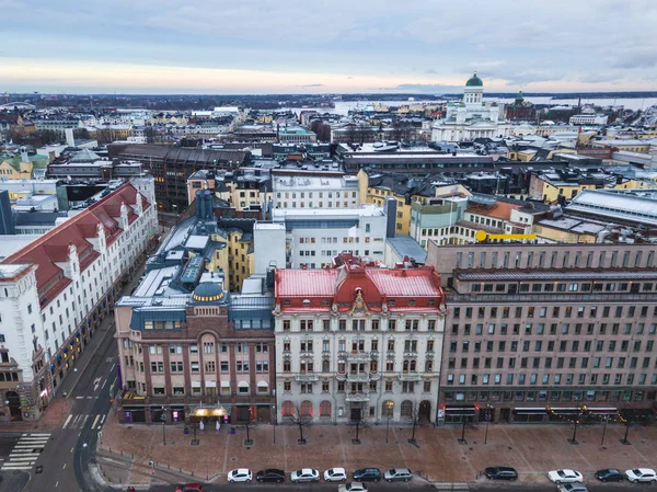 Aerial View Center Helsinki Finland — Stock Photo, Image