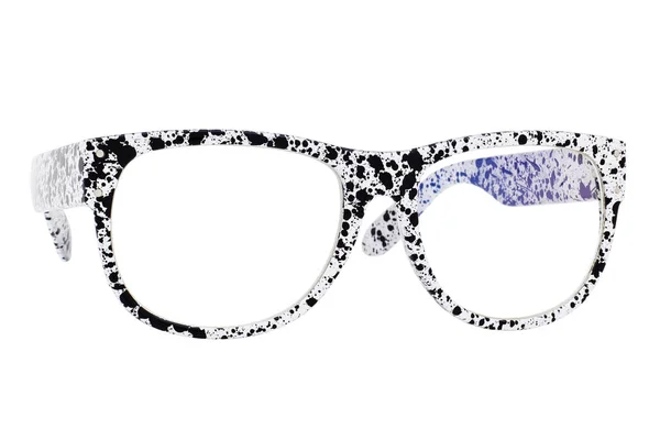 白い背景に隔離されたメガネ — ストック写真