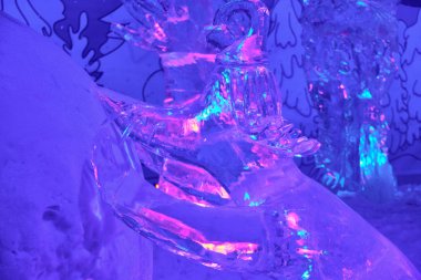 1 Moomin Buz Heykel Sergisi buz Mağarası Vesileppis dünyada 