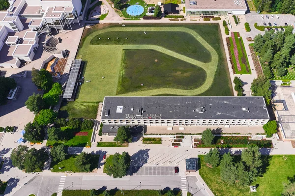 Espoo Finlândia Julho 2020 Vista Aérea Tapiola Garden Sokos Hotel — Fotografia de Stock