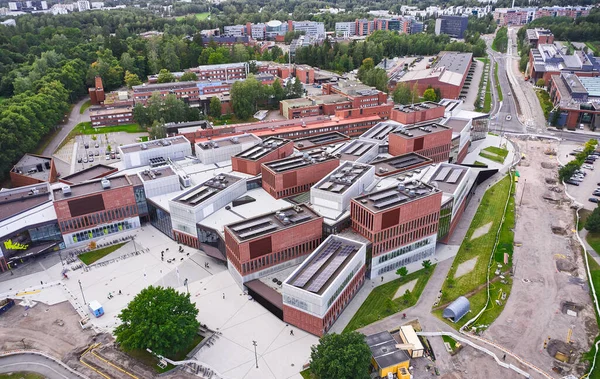 Espoo Finlandia Septiembre 2020 Vista Aérea Del Nuevo Campus Universitario — Foto de Stock
