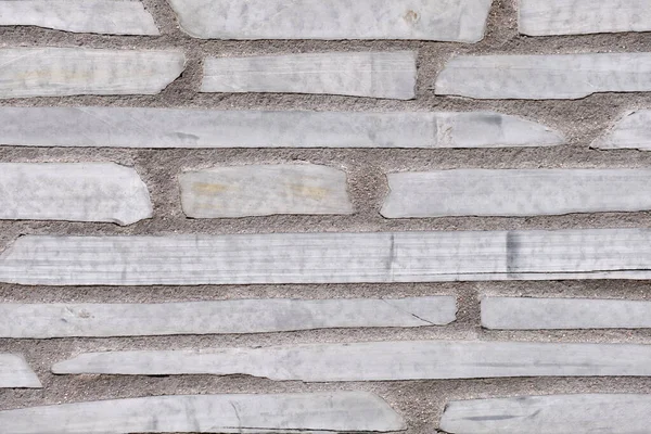 Geschmückte Steinmauer Eines Gebäudes Finnland Muster Der Steinmauer — Stockfoto