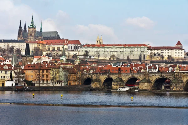 Famosa Ponte Charles Praga República Checa — Fotografia de Stock