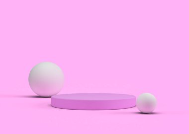 Pastel pembe arka planda izole edilmiş pembe basamaklar, silindir 3d görüntüleme, soyut asgari konsept, boş alan, basit temiz tasarım, ürün sergisi için lüks minimalist modelleme şablonu