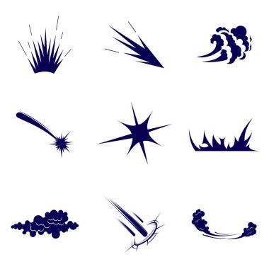 Enerji Patlaması logosu düz vektör tasarımı, duman çizelgesi, animasyon tasarımı, çizim, çizgi film, animasyon, sanat, logo tasarımı, taktik tasarım, vb.