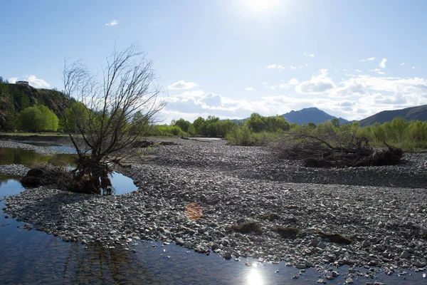 Paisaje Fluvial Natural Mongolia — Foto de Stock