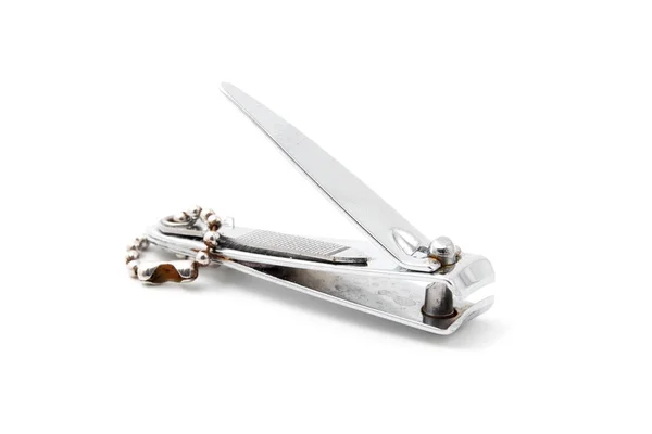 Nail Clipper Białym Tle — Zdjęcie stockowe