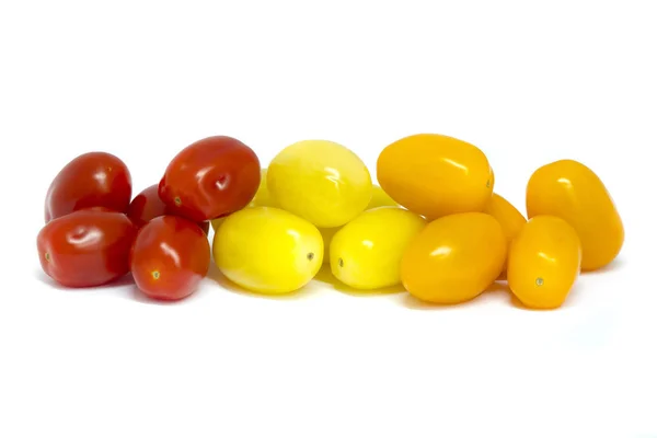 Mixed grape tomatoes — Stock Photo, Image