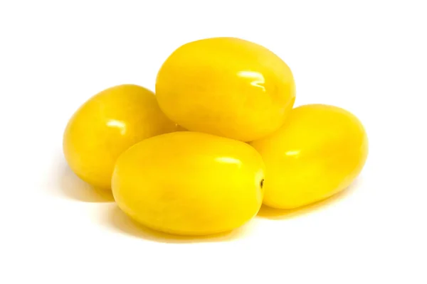 Tomates de uva amarela — Fotografia de Stock