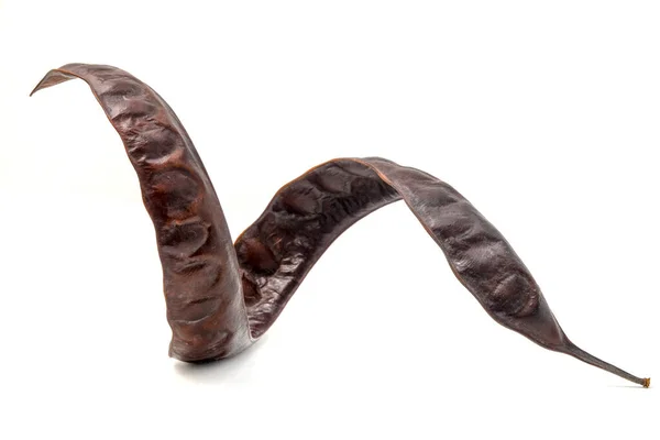 Ripe carob fruit pods — Stock Photo, Image