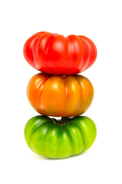 Marinda Tomaten Solanum Lycopersicum Een Witte Achtergrond — Stockfoto