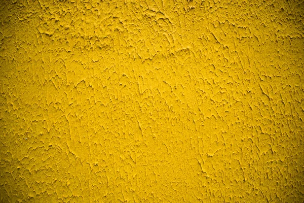 Duvarın Doku Yapısı Sarı Renk Arkaplan — Stok fotoğraf