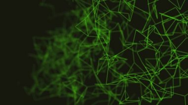 çizgiler ve noktalar ile soyut döngü renkli geometrik arka planı