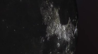 Moon'dan sonra uçuş. Dünya'da gün doğumu. Dünya Gezegeninin Muhteşem Görünümü.