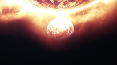 Meteorlar Dünya'ya saldırıyor. Güneşin yanında uçmak.