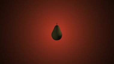 Armut sıçraması. 3d animasyon. Dönen nesneler.