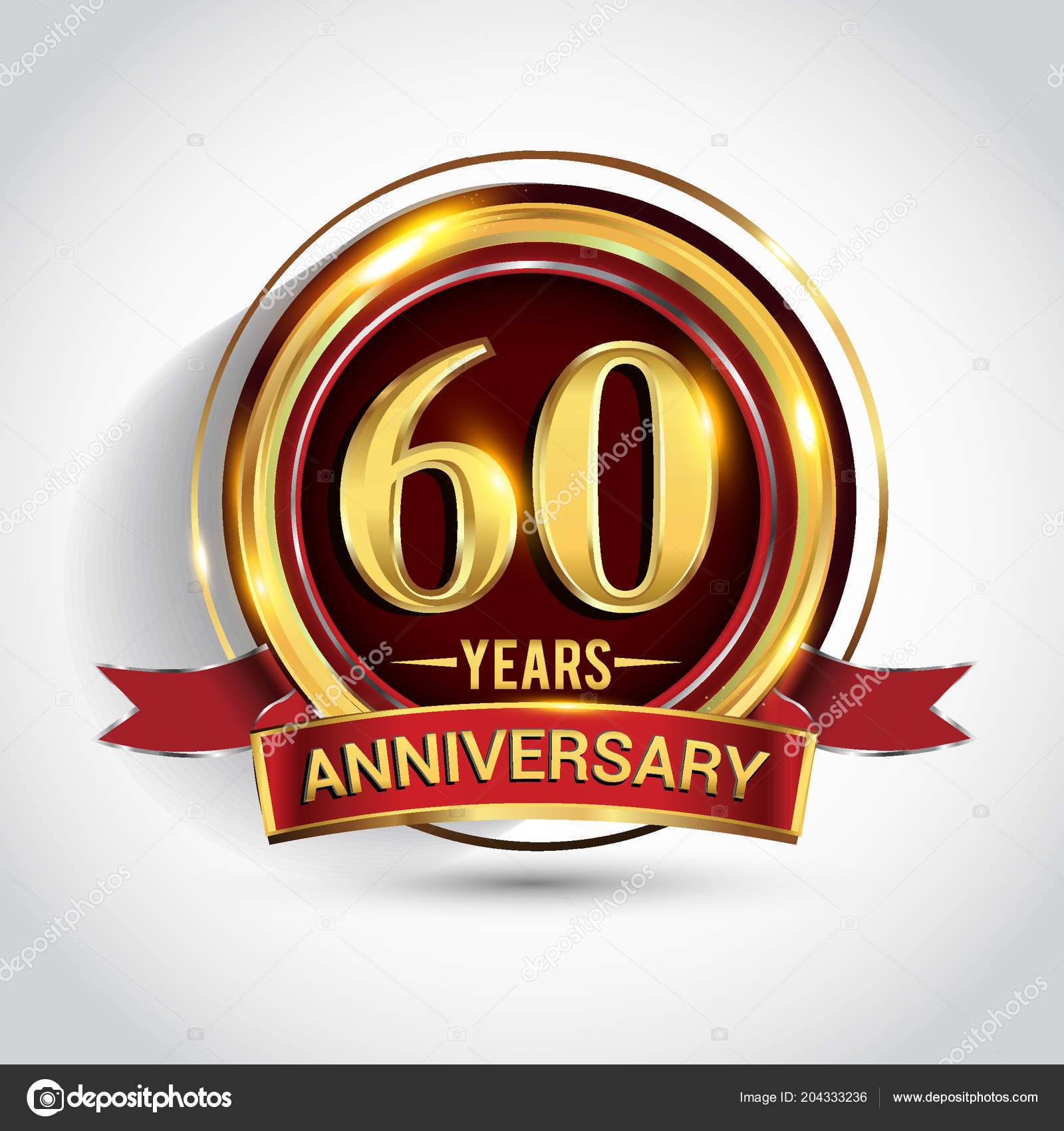 Years Anniversary Celebration Logotype Logo Golden Ring Ribbon Dark Red  Stock Vector by ©Vectorideas 204333236, image size:1600x1700