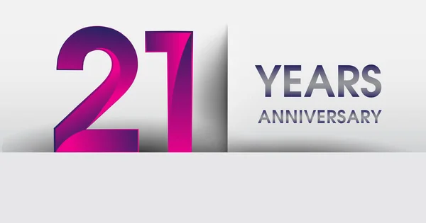 年周年記念ロゴ ベクター デザイン テンプレート要素あなたの誕生日パーティーします — ストックベクタ