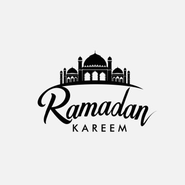 Ramazan kutlamaları arka plan, zarif tebrik kartı tasarım şablonu, metin tebrik kartı için yer ve Ramazan kareem için pankart.