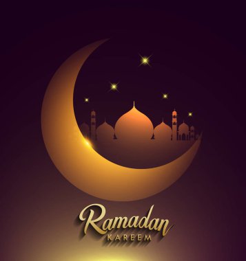 Ramazan kutlamaları arka plan, zarif tebrik kartı tasarım şablonu, metin tebrik kartı için yer ve Ramazan kareem için pankart.