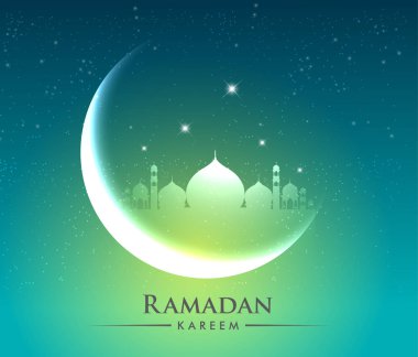 Ramazan kutlamaları arka plan, zarif tebrik kartı tasarım şablonu, metin tebrik kartı için yer ve Ramazan kareem için pankart.