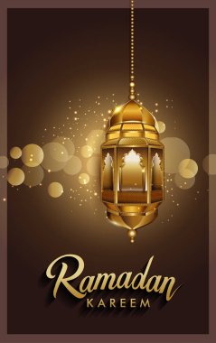 Ramazan kutlamaları arka plan, zarif tebrik kartı tasarım şablonu, metin tebrik kartı için yer ve Ramazan kareem için pankart.