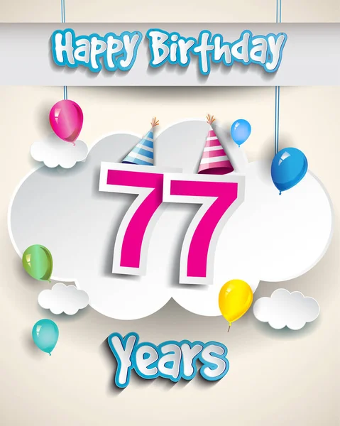 Joyeux Anniversaire De Naissance Avec Ballons Image Vectorielle Vectorideas C Joyeux Anniversaire De Naissance Avec Ballons Image Vectorielle Vectorideas C