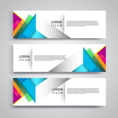 El ilanı şablonu header tasarımı. Afiş tasarım şablonları koleksiyonu