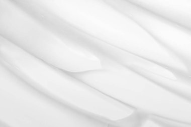 Kozmetik krem yakın plan. Makro fotoğraf. Kozmetik ürünler, cilt ve saç bakımı, güzellik ve sağlık. 