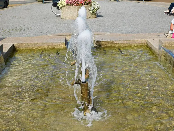 Springbrunnen Norden Deutschlands — Stock Photo, Image