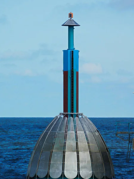 Die Sprunggondel Der Seebrücke Auf Usedom — Stockfoto