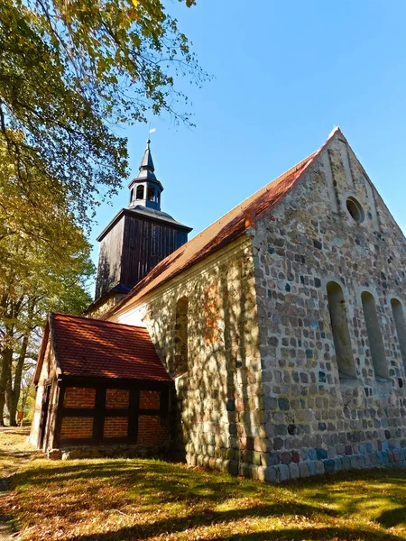 Protestantiska Sätter Stenkyrkan — Stockfoto