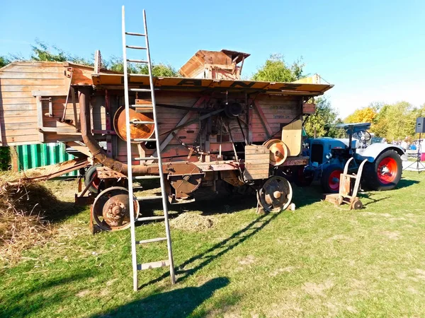 Frstenau Boitzenburger Land Almanya Ekim 2018 Yıllık Klasik Otomobil Traktör — Stok fotoğraf