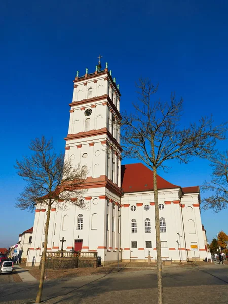 Evangelický Luteránský Městský Kostel Severním Německu — Stock fotografie