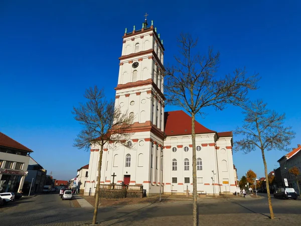Kuzey Almanya Daki Evanjelik Luteryan Şehir Kilisesi — Stok fotoğraf