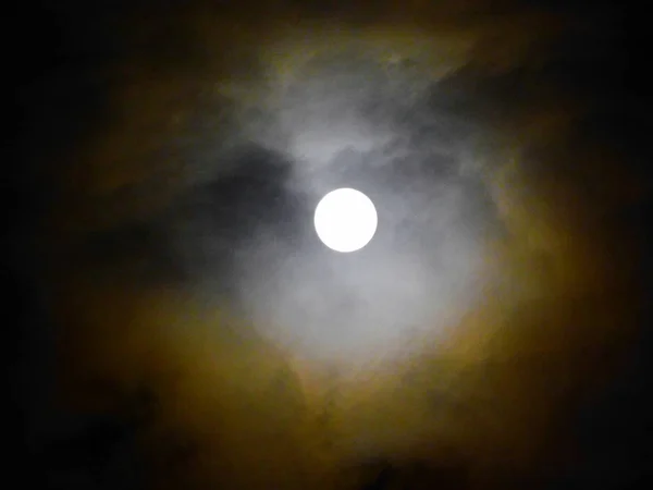 Bulan Purnama Pada Februari 2019 — Stok Foto