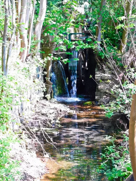 Mill Trench Its Mill Wheel — Stock Photo, Image